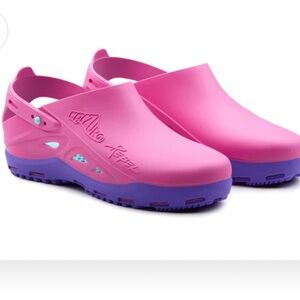 Pink and Purple Women's Clogs